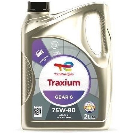 Huile de transmission - TotalEnergies - Traxium Gear 8 75W-80 - 2L