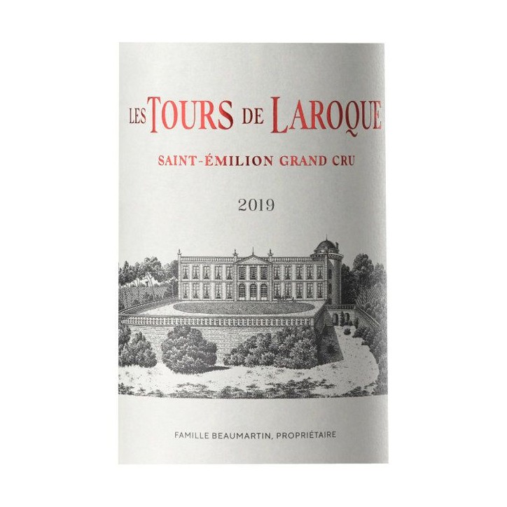 Les Tours de Laroque 2019 Saint-Emilion Grand Cru - Vin rouge de Bordeaux