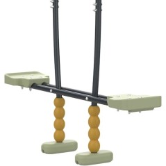 Portique balançoire - 3 agres avec toboggan - SHERWOOD AJONC - TP TOY
