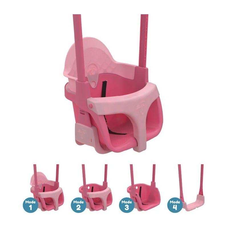 Fauteuil bébé 4-en-1 - TP TOYS - QUADPOD - Rose
