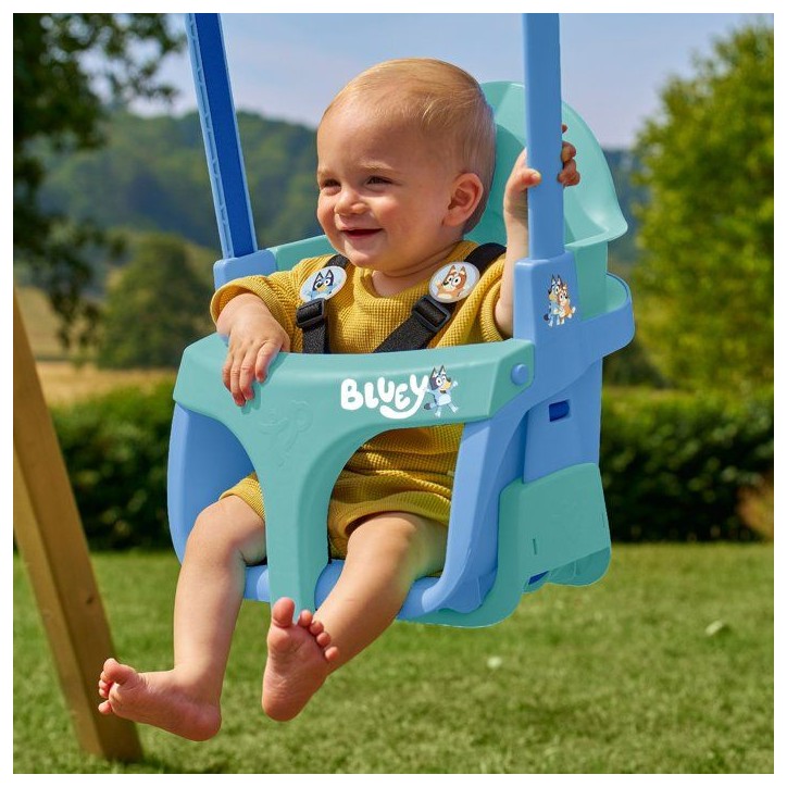 Fauteuil de balançoire bébé évolutif - TP TOYS - Quadpod 4-en-1 Bluey - Des 6 mois - Bleu Fauteuil de balançoire bébé évolutif - TP TOYS - Quadpod 4-en-1 Bluey - Des 6 mois - Bleu