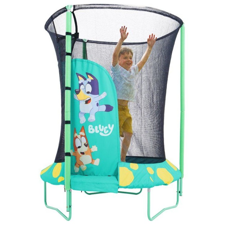 Trampoline - Ø140 cm - Noir - TP TOYS - BLUEY Trampoline - Ø140 cm - Noir - TP TOYS - BLUEY