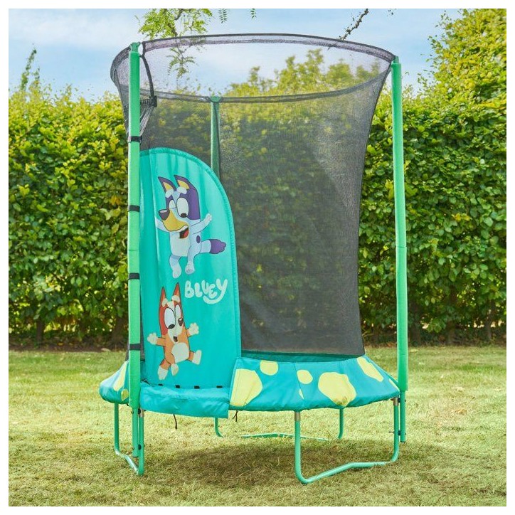 Trampoline - Ø140 cm - Noir - TP TOYS - BLUEY Trampoline - Ø140 cm - Noir - TP TOYS - BLUEY