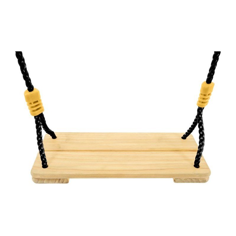 Balançoire - TP TOYS - Bois corde noire - H 300-350 cm
