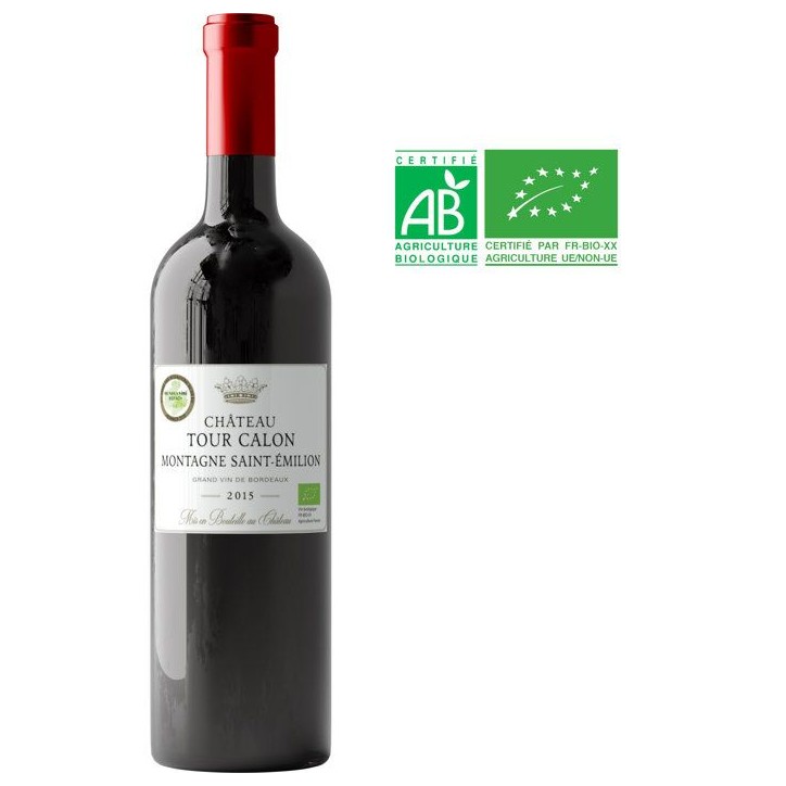 Château Tour Calon 2015 Montagne Saint-Emilion - Vin rouge de Bordeaux - Bio