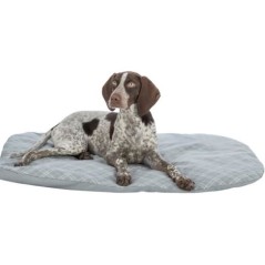 Matelas - TRIXIE - Farello - Peluche / Tissu - 60 x 50 cm- Blanc / Gri