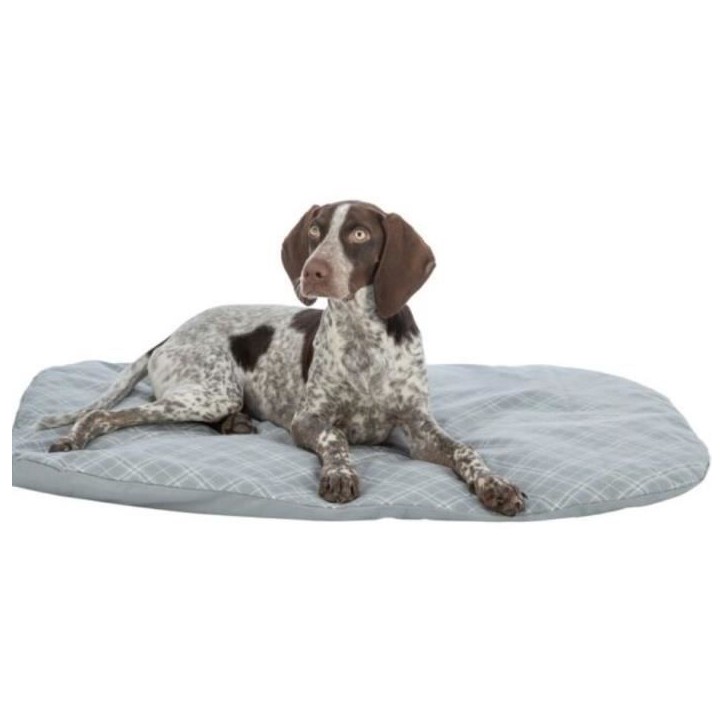 Matelas - TRIXIE - Farello - Peluche / Tissu - 60 x 50 cm- Blanc / Gris Matelas - TRIXIE - Farello - Peluche / Tissu - 60 x 50 cm- Blanc / Gris