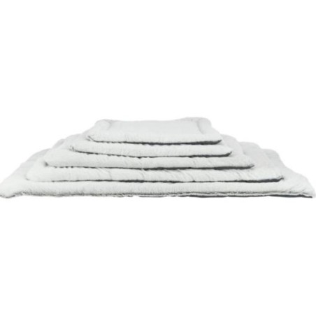 Matelas - TRIXIE - Farello - Peluche / Tissu - 60 x 50 cm- Blanc / Gris