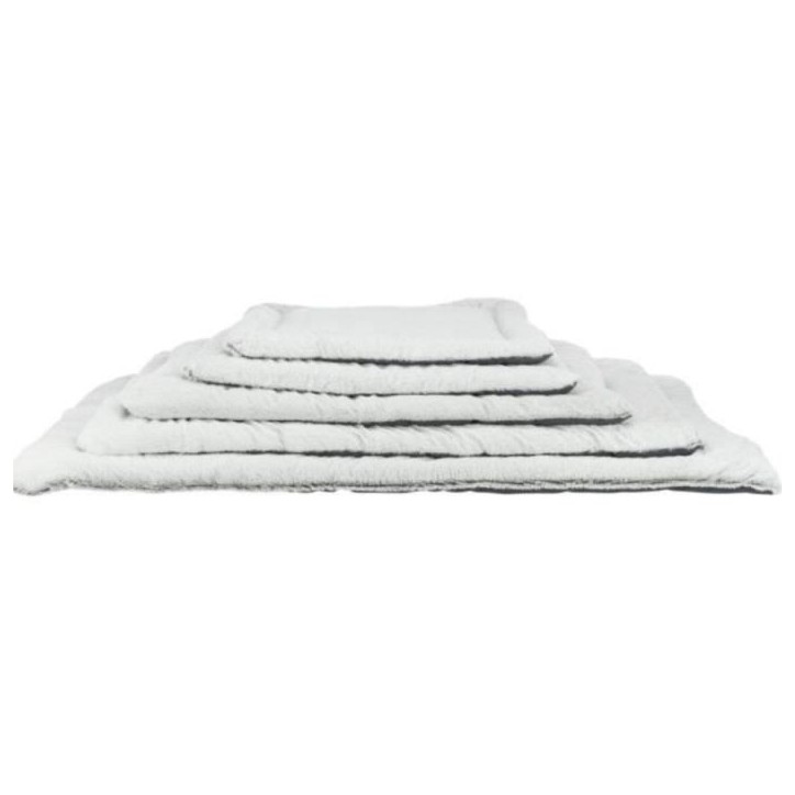 Matelas - TRIXIE - Farello - Peluche / Tissu - 60 x 50 cm- Blanc / Gris Matelas - TRIXIE - Farello - Peluche / Tissu - 60 x 50 cm- Blanc / Gris