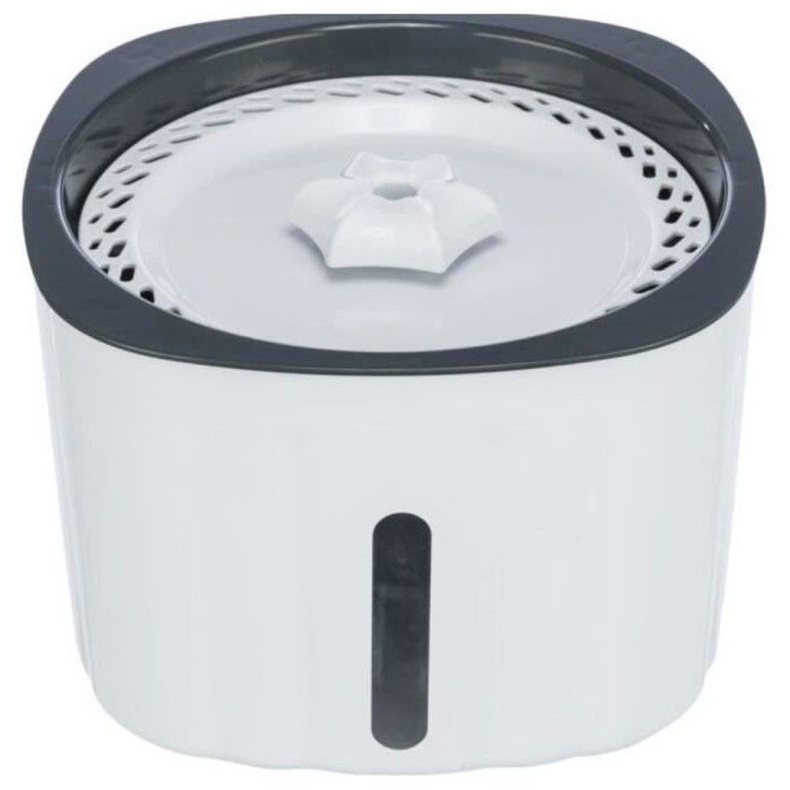 Fontaine a eau - TRIXIE - Flower - Plastique - 2 L - 18,5 x 13 x 18,5 cm - Blanc / Gris Fontaine a eau - TRIXIE - Flower - Plastique - 2 L - 18,5 x 13 x 18,5 cm - Blanc / Gris