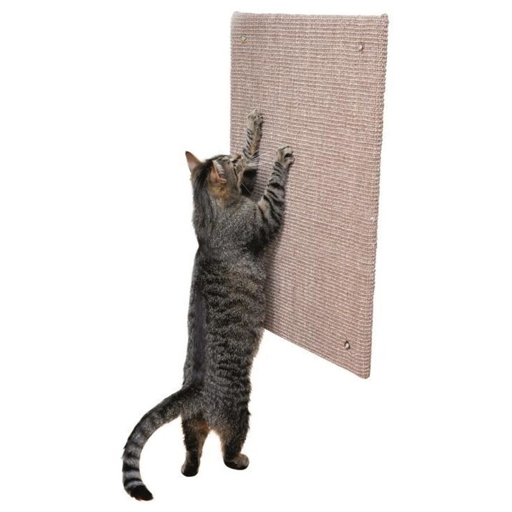 Griffoir XXL TRIXIE - Tapis sisal / Catnip - 50 x 70 cm - Taupe Griffoir XXL TRIXIE - Tapis sisal / Catnip - 50 x 70 cm - Taupe