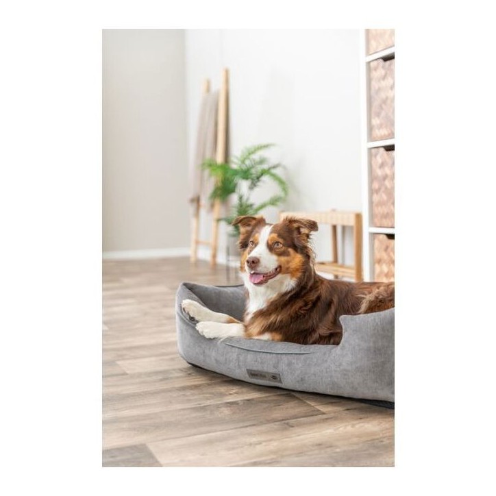 Panier pour chien - TRIXIE - VITAL LENNOX - Tissu chenille - 80 x 60 cm - Gris Panier pour chien - TRIXIE - VITAL LENNOX - Tissu chenille - 80 x 60 cm - Gris
