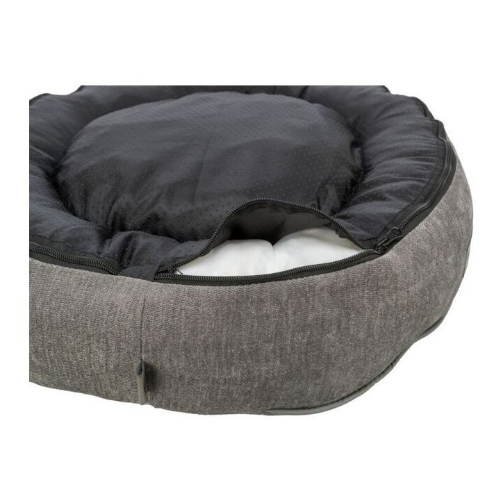 Panier pour chien - TRIXIE - VITAL LENNOX - Tissu chenille - Ø 50 cm - Gris Panier pour chien - TRIXIE - VITAL LENNOX - Tissu chenille - Ø 50 cm - Gris