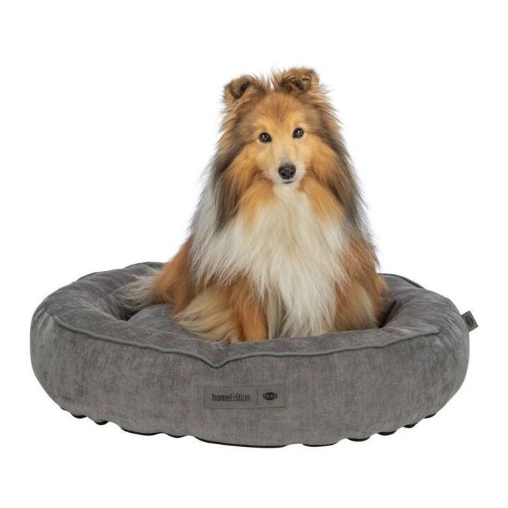 Panier pour chien - TRIXIE - VITAL LENNOX - Tissu chenille - Ø 60 cm - Gris Panier pour chien - TRIXIE - VITAL LENNOX - Tissu chenille - Ø 60 cm - Gris