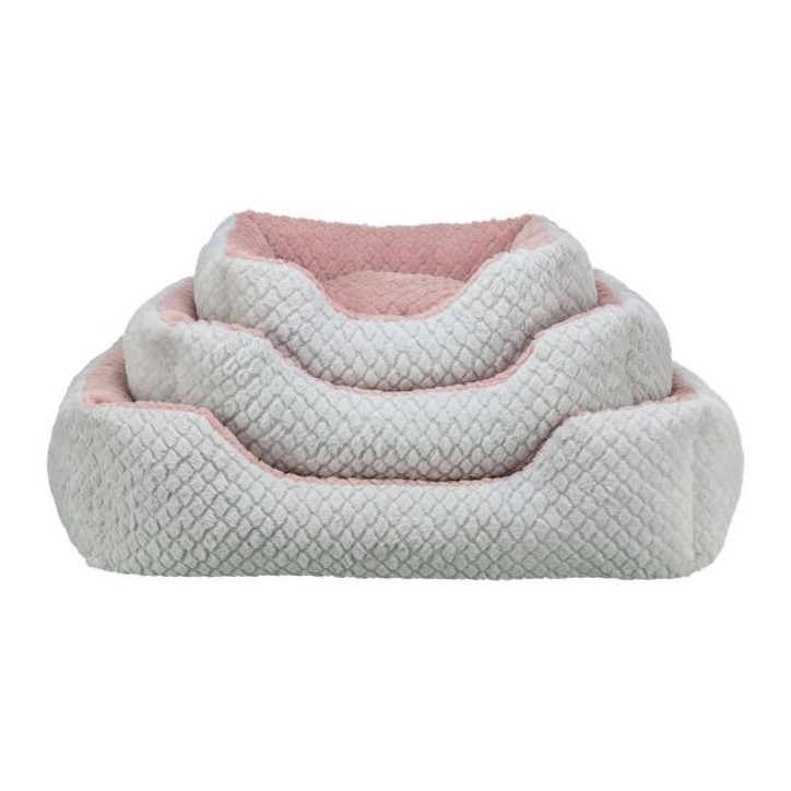 Panier pour chien - TRIXIE - KALINE MIO - 50 x 40 cm - Gris / Vieux rose Panier pour chien - TRIXIE - KALINE MIO - 50 x 40 cm - Gris / Vieux rose