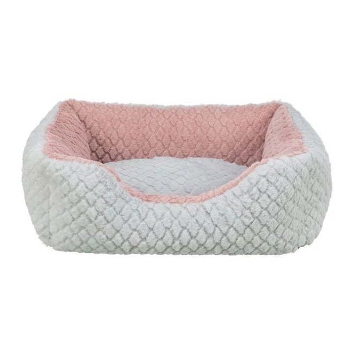 Panier pour chien - TRIXIE - KALINE MIO - 50 x 40 cm - Gris / Vieux rose Panier pour chien - TRIXIE - KALINE MIO - 50 x 40 cm - Gris / Vieux rose