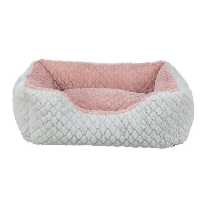 Panier pour chien - TRIXIE - KALINE MIO - 50 x 40 cm - Gris / Vieux rose Panier pour chien - TRIXIE - KALINE MIO - 50 x 40 cm - Gris / Vieux rose