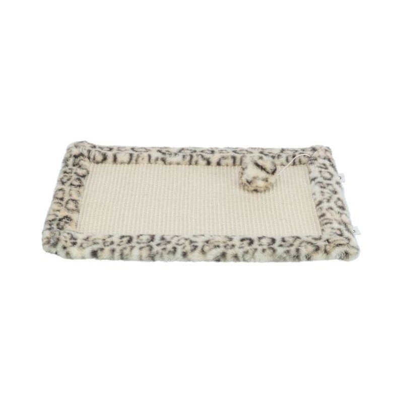 Tapis griffoir - TRIXIE - LEO - 55 x 35 cm - Creme imprimé léopard