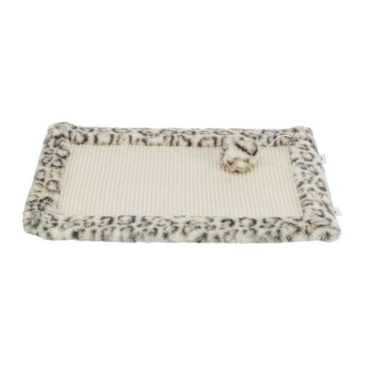 Tapis griffoir - TRIXIE - LEO - 55 x 35 cm - Creme imprimé léopard Tapis griffoir - TRIXIE - LEO - 55 x 35 cm - Creme imprimé léopard