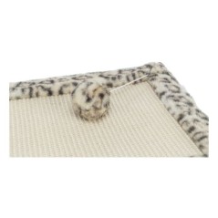 Tapis griffoir - TRIXIE - LEO - 55 x 35 cm - Creme imprimé léopard