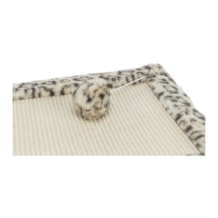 Tapis griffoir - TRIXIE - LEO - 55 x 35 cm - Creme imprimé léopard Tapis griffoir - TRIXIE - LEO - 55 x 35 cm - Creme imprimé léopard