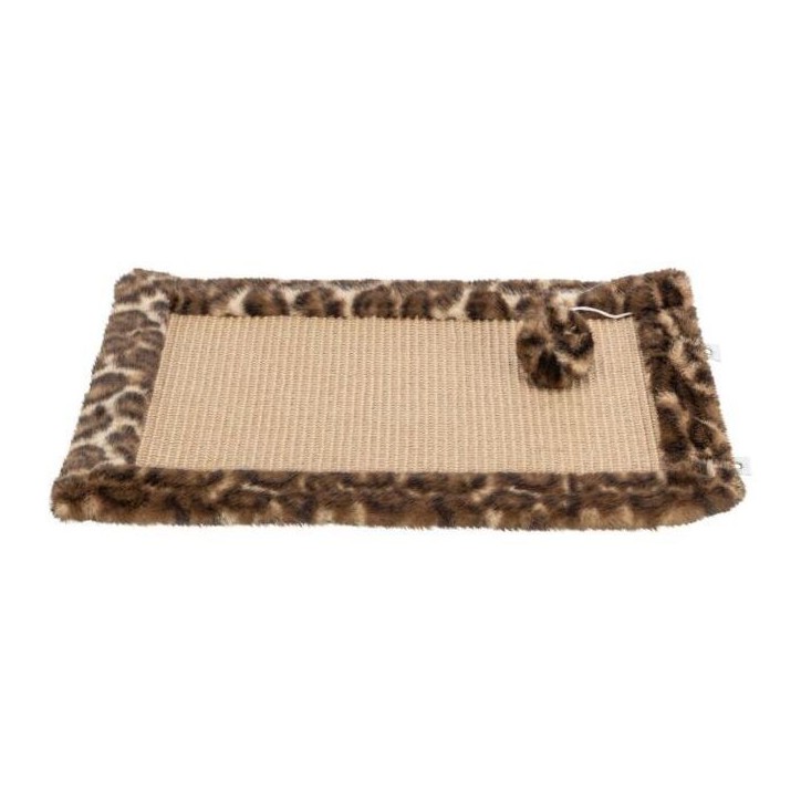 Tapis griffoir - TRIXIE - LEO - 55 x 35 cm - Brun imprimé léopard Tapis griffoir - TRIXIE - LEO - 55 x 35 cm - Brun imprimé léopard