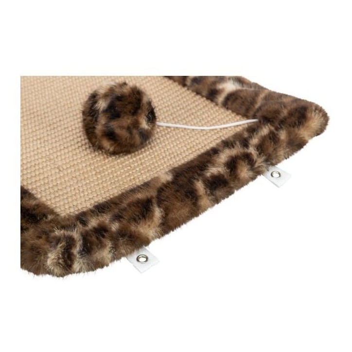 Tapis griffoir - TRIXIE - LEO - 55 x 35 cm - Brun imprimé léopard Tapis griffoir - TRIXIE - LEO - 55 x 35 cm - Brun imprimé léopard