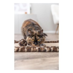 Tapis griffoir - TRIXIE - LEO - 55 x 35 cm - Brun imprimé léopard