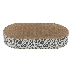 Lit griffoir - TRIXIE - LEO - Carton - 63 x 10 x 35 cm - Creme imprim
