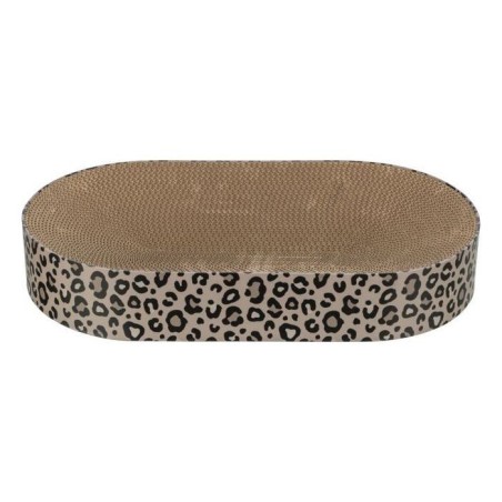 Lit griffoir - TRIXIE - LEO - Carton - 63 x 10 x 35 cm - Brun imprimé
