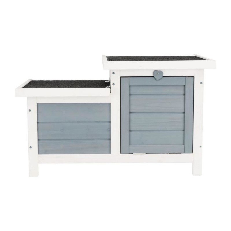 TRIXIE Clapier Habitat Natura - 70 x 43 x 45 cm - Avec deux entrées -
