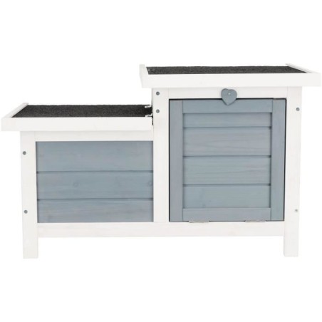 TRIXIE Clapier Habitat Natura - 70 x 43 x 45 cm - Avec deux entrées -