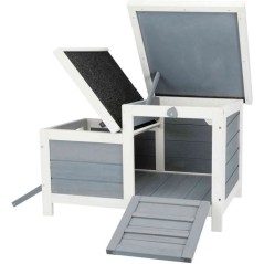 TRIXIE Clapier Habitat Natura - 70 x 43 x 45 cm - Avec deux entrées -