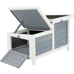 TRIXIE Clapier Habitat Natura - 70 x 43 x 45 cm - Avec deux entrées -