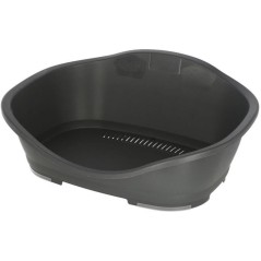 Corbeille en plastique - KERBL - Sleepers - 56,5 x 42 x 24 cm - Gris