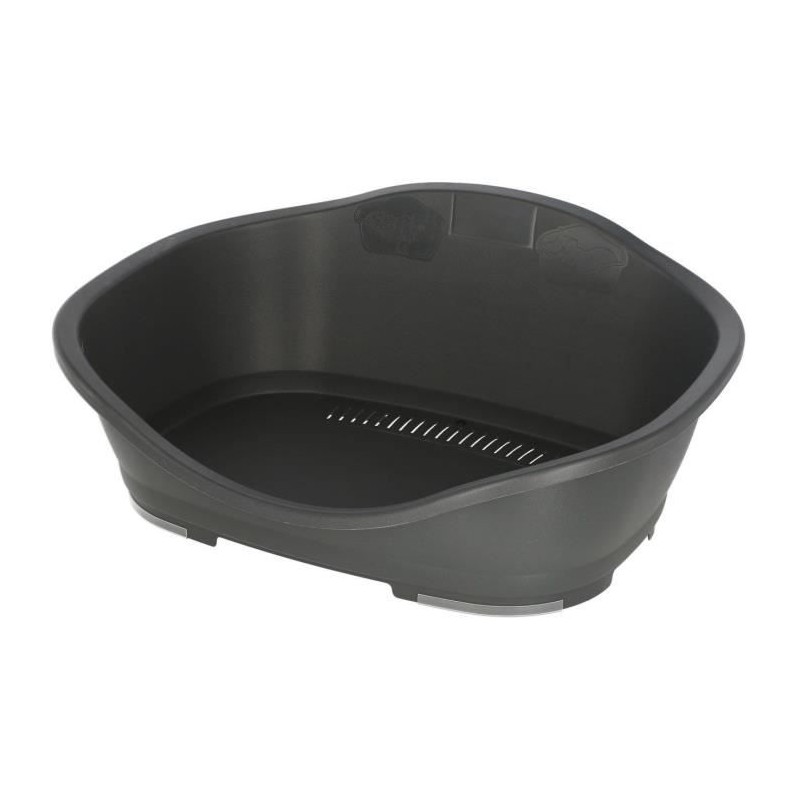 Corbeille en plastique - KERBL - Sleepers - 56,5 x 42 x 24 cm - Gris