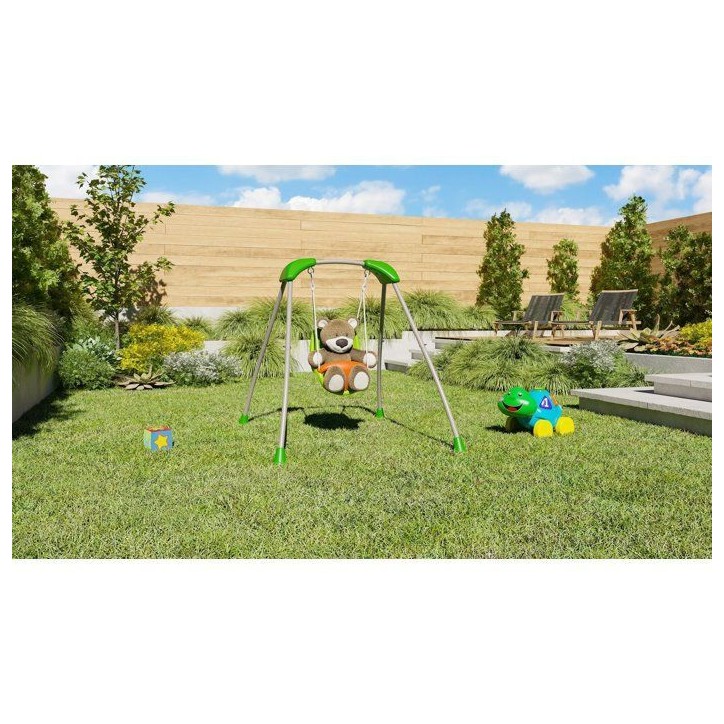 Portique métal - pour bébé - avec siege coque - BABY'K EMMA TRIGANO Portique métal - pour bébé - avec siege coque - BABY'K EMMA TRIGANO