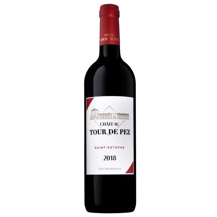 Château Tour de Pez 2018 Saint-Estephe Cru Bourgeois - Vin rouge de Bordeaux Château Tour de Pez 2018 Saint-Estephe Cru Bourgeois - Vin rouge de Bordeaux