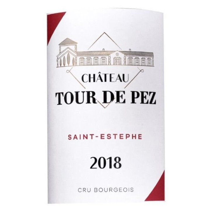 Château Tour de Pez 2018 Saint-Estephe Cru Bourgeois - Vin rouge de Bordeaux Château Tour de Pez 2018 Saint-Estephe Cru Bourgeois - Vin rouge de Bordeaux