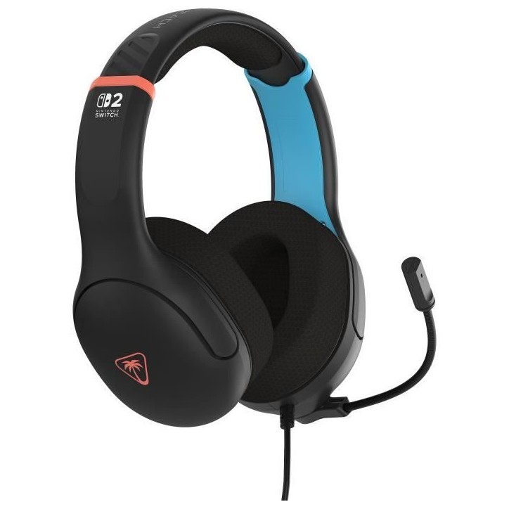 Casque de gaming filaire - TURTLE BEACH - Airlite™ Fit - Nintendo Switch™ 2 - Charcoal Black Casque de gaming filaire - TURTLE BEACH - Airlite™ Fit - Nintendo Switch™ 2 - Charcoal Black