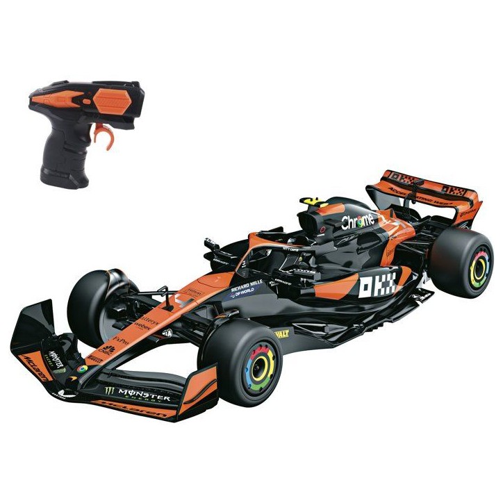 Voiture RC F1 McLaren télécommandée - TURBO CHALLENGE - 095629 - Échelle 1/20 - 2,4 GHz - Pilotage - Des 6 ans Voiture RC F1 McLaren télécommandée - TURBO CHALLENGE - 095629 - Échelle 1/20 - 2,4 GHz - Pilotage - Des 6 ans