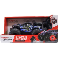 Véhicule RC télécommandée - TURBO CHALLENGE - 099349 - Échelle 1/18 - 2,4 GHz - 15 km/h - Lumineux avec fonction fumée - D