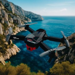 Drone RC en valisette - TURBO CHALLENGE - 400329 - Double caméra - T