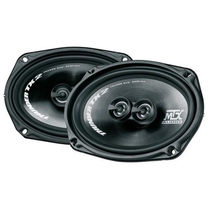 MTX TX269C Haut-parleurs voiture Coaxiaux elliptiques 6x9 15x23cm 2 voies 80W RMS 4O membrane polypropylene MTX TX269C Haut-parleurs voiture Coaxiaux elliptiques 6x9 15x23cm 2 voies 80W RMS 4O membrane polypropylene