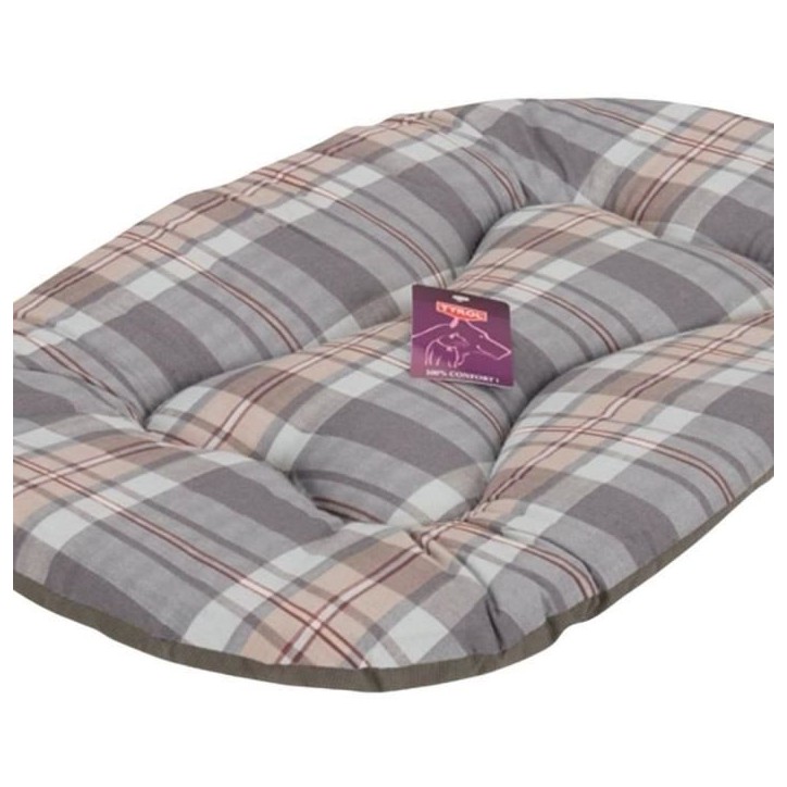 Couchage pour chien - TYROL - Coussin Oval Toronto - 60 x 40 x 3 cm Couchage pour chien - TYROL - Coussin Oval Toronto - 60 x 40 x 3 cm