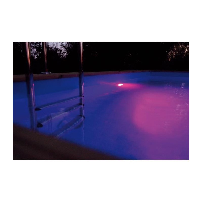 Spot LED blanc et couleur UBBINK pour piscines - livré avec transfo e