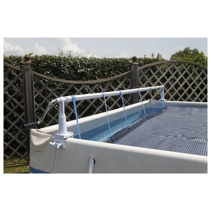 Enrouleur de bâche XTRA Ubbink pour tous types de piscine jusqu'a 5,55m de large Enrouleur de bâche XTRA Ubbink pour tous types de piscine jusqu'a 5,55m de large