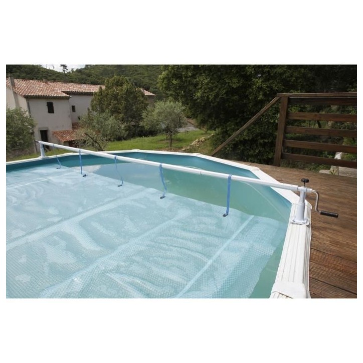 Enrouleur de bâche XTRA Ubbink pour tous types de piscine jusqu'a 5,55m de large Enrouleur de bâche XTRA Ubbink pour tous types de piscine jusqu'a 5,55m de large