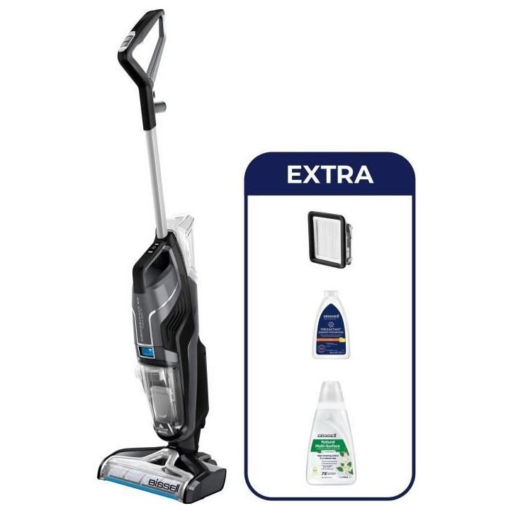 Aspirateur Balai Laveur sans Fil BISSELL B3569N Crosswave C6 Select Cordless - Nettoyage Multi-Surfaces - Autonettoyage Automati Aspirateur Balai Laveur sans Fil BISSELL B3569N Crosswave C6 Select Cordless - Nettoyage Multi-Surfaces - Autonettoyage Automati