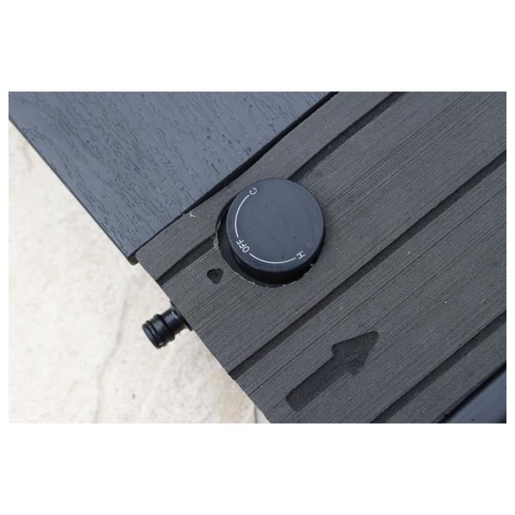 Support de douche solaire UBBINK - Réserve d'eau 20 litres - Anthracite Support de douche solaire UBBINK - Réserve d'eau 20 litres - Anthracite